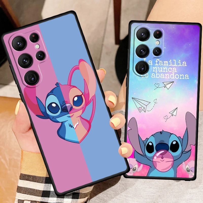 Stitch Abomination Monster For Samsung Galaxy S24 S23 S22 S21 S20 FE S10 S10E Plus Ultra Pro Lite 5G Black Back Phone Case