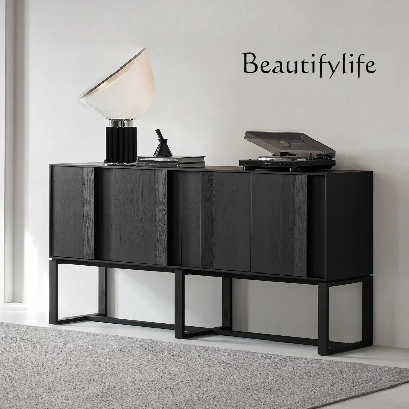 

muebles para hogar Simple Quiet Style Home Living Room Storage Cabinet Nordic Entry Lux Style Solid Wood Storage Entrance Cabine