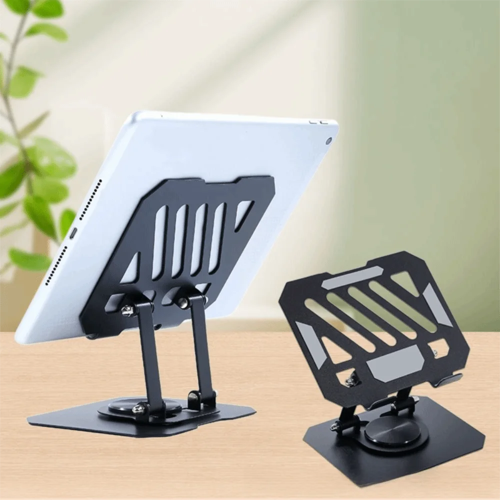 Professional 360° Rotating Metal Tablet Stand Foldable Ventilated Laptop Stand Stable Adjustment Desktop Holder Home Study