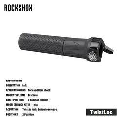 ROCKSHOX TwistLoc Twist Remote Left side Fork and Rear shock control 2P MTB & Road bicycle acesssories cycling