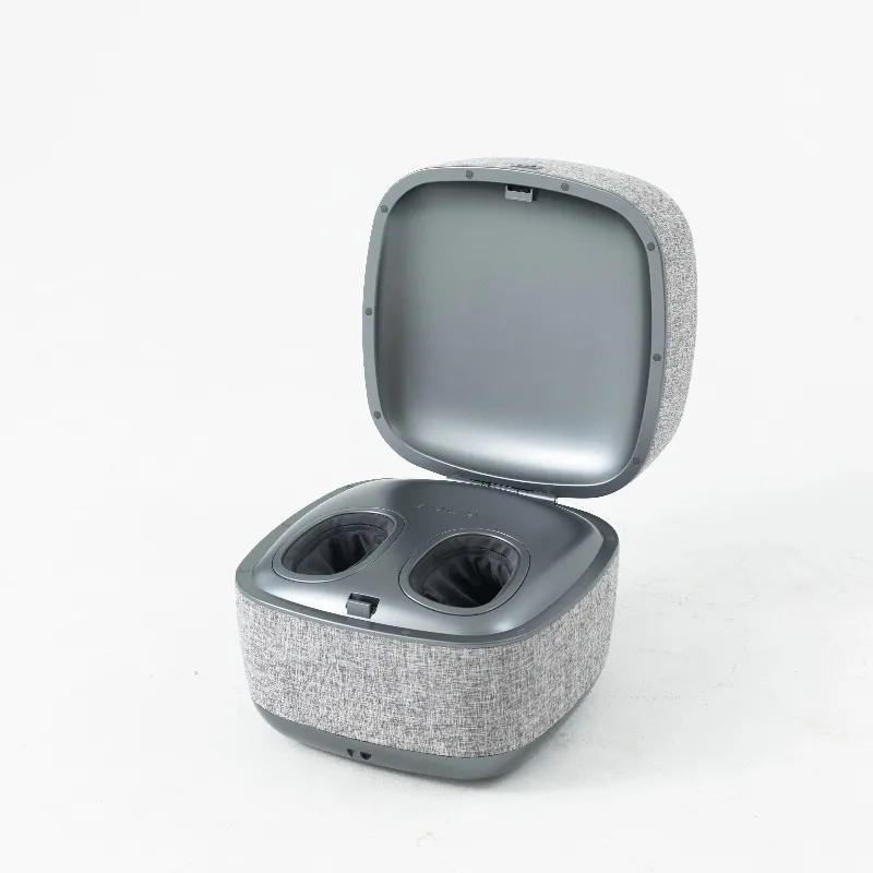Gray Smart Healthcare's New Design Shiatsu Heating Kneading Feature Ottomans Wireless Foot Massager