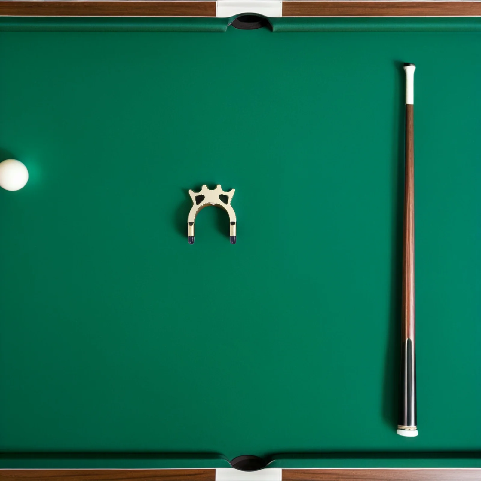 

2Pcs Billiards Cue Bridge Head Snooker Pole Head Wear-Resistant Material Accuracy Pool Table Practice Competition