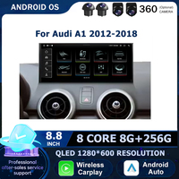 Car Multimedia Player 8.8 Inch For Audi A1 2012-2018 Car Radio Stereo WIFI 4G BT Carplay Android Auto GPS Navigation DSP