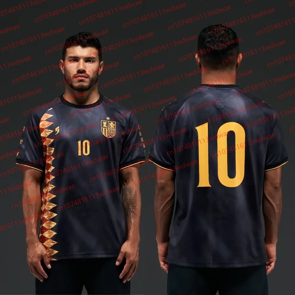 

Футболка для тренировок по футболу в Испании Lamine Yamal # Футбольная форма 10 Jersey Kit Special Edition: дышащая, быстросохнущая футболка для футбола
