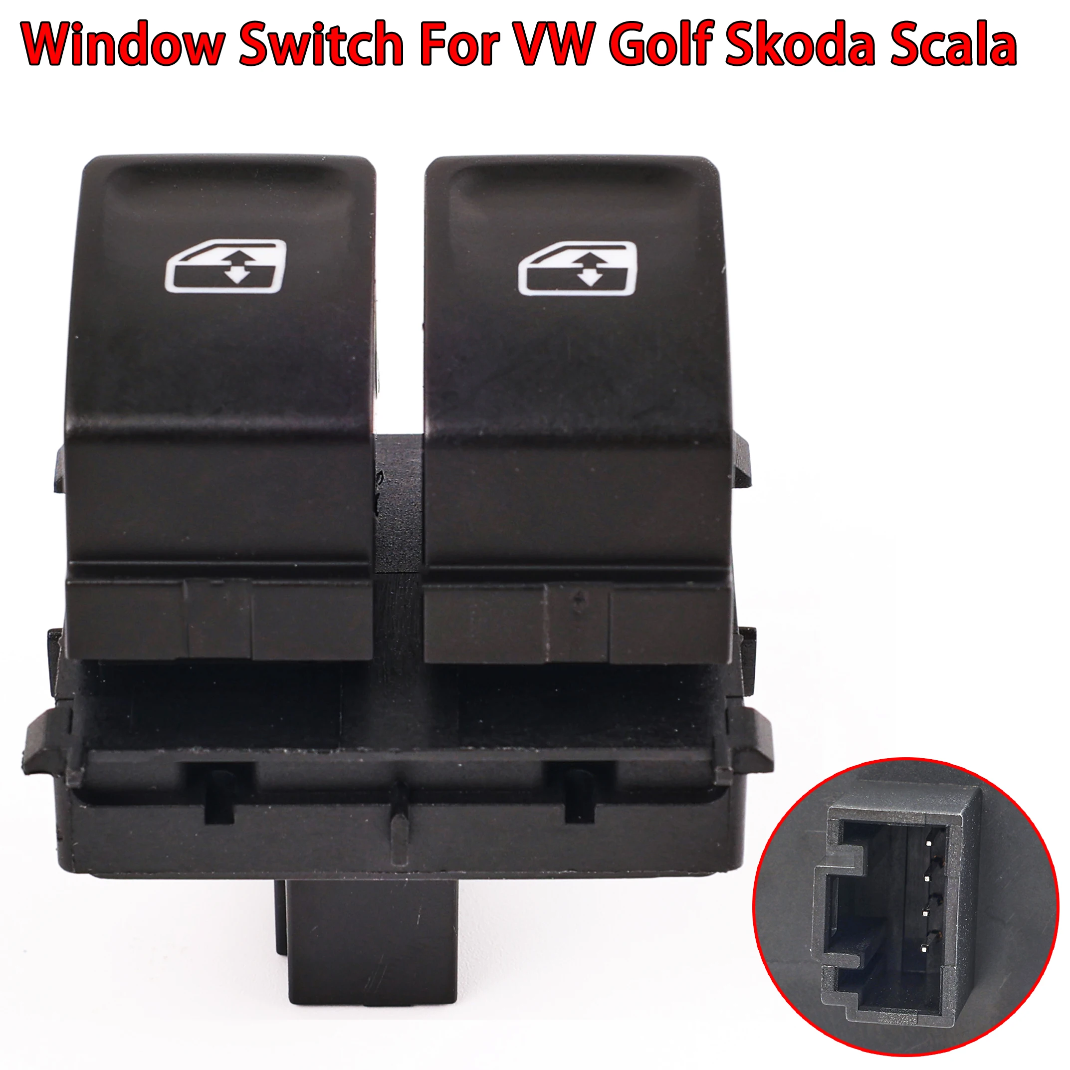 Driver Side Power Window Switch Button For VW Golf Eos Passat B6 Rabbit Skoda Crafter 2006 2007 2008‑2015 5G0959858D
