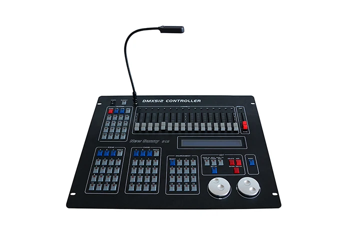 Professioneller DMX-Controller, neue Sunny 512-Scanner-DMX-Konsole, spart automatisch DJ-Disco-Performance, Nachtclub-Bühnenbeleuchtung – Detail 2