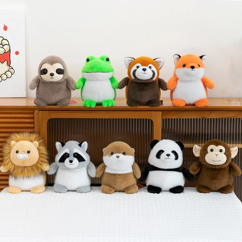 

Kid's Accompany Dolls Lion Little Animal Plush Toy Frog Raccoon Stuffed Animals Doll Soft Pet Panda Plush Doll Boys Girls