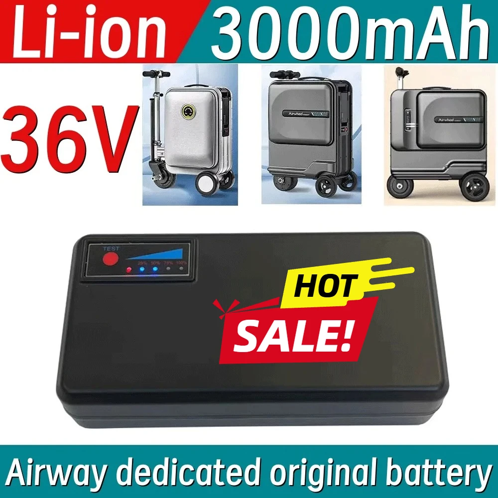 

36V 3.0Ah Airway SE3S electric luggage battery 3000mAh can board BEKE \ Airwheel lithium battery miniT SE3T