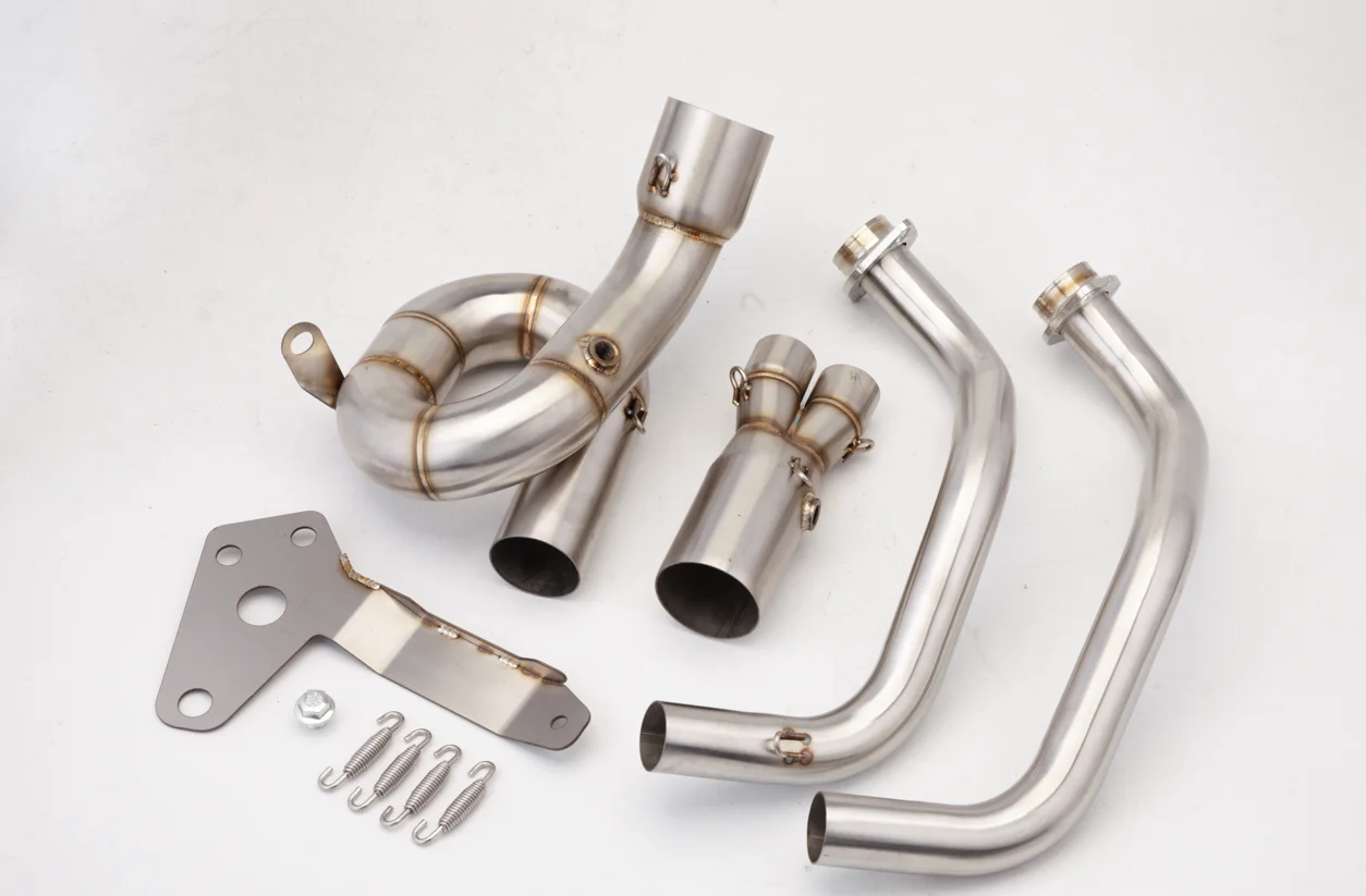 

For Yamaha MT07 MT-07 FZ07 Full Motorcycle Exhaust System Slip On Front Link Pipe 51MM