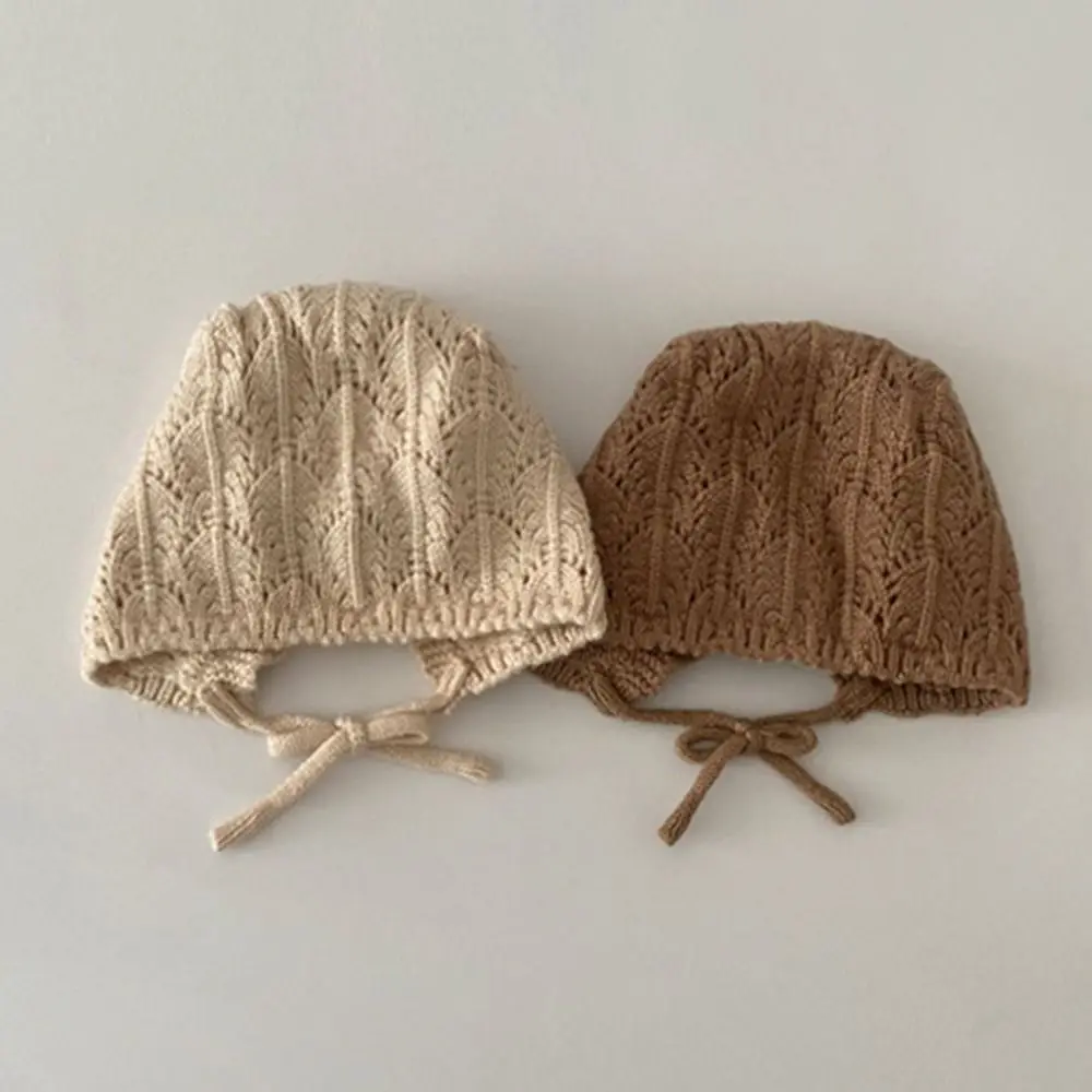 Cappelli lavorati a maglia per bambini con design floreale carino Cappello caldo fatto a mano all'uncinetto in cotone Cappelli genitore-figlio Autunno Inverno