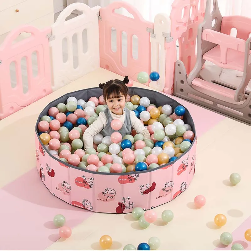 Indoor Baby Ball Pool Tragbare Baby Bälle Pool Mädchen Spielzeug Bad Bälle Kinder Spiel Aktivität Zaun Klapp Kinder Ball Pool