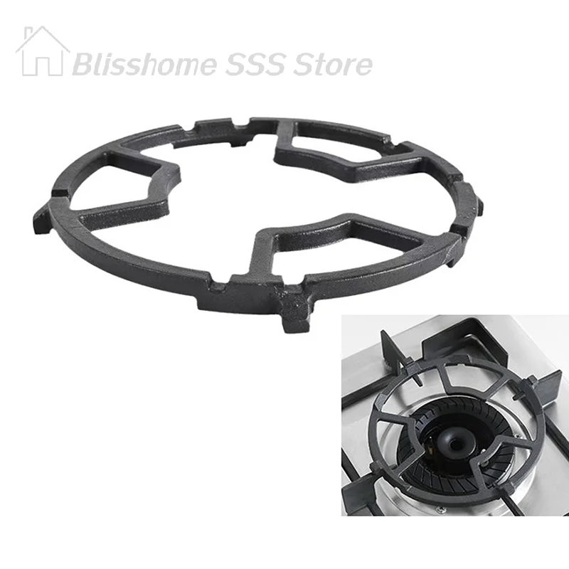 【S】Non Slip Gas Ring Reducer Burner Grate For Butter Warmer Iron Wok Support Ring- Compatible With Most Gas Stove Range
