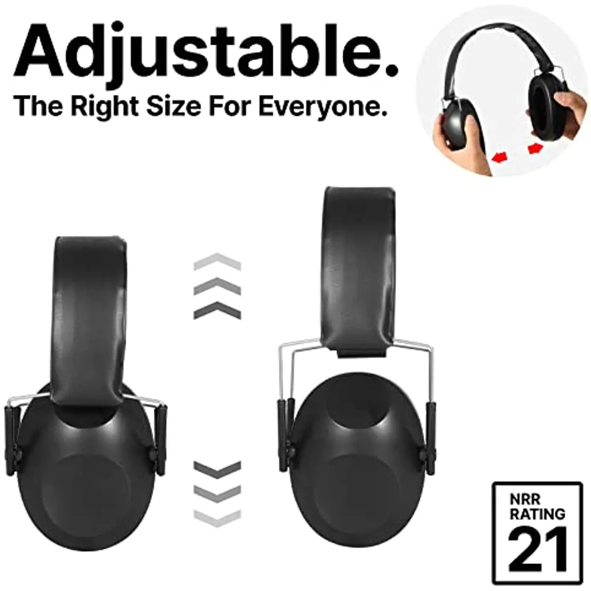 Noise Reduction Safety Shooters Hearing Protection Earmuffs NRR 21dB Noise Sound Protection for Shooting,Manufacturing Woodwork