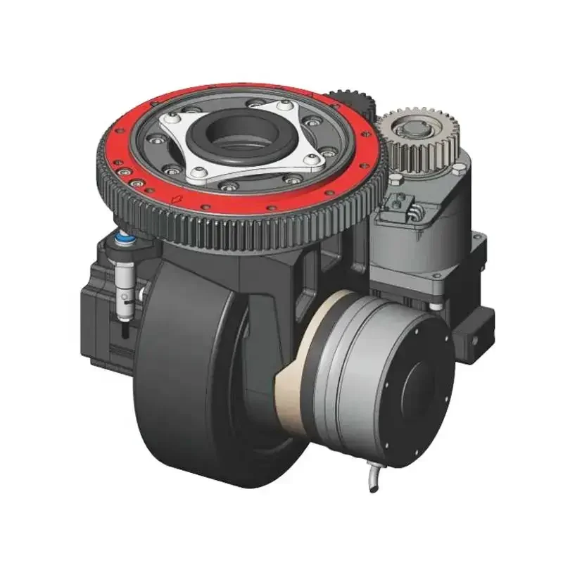 DC 24v 48v 750w 1.5kw Brush or Brushless Ac Servo Steering Rudder Helm Drive Steering Wheel for AGV or Forklift Cleaning Machine