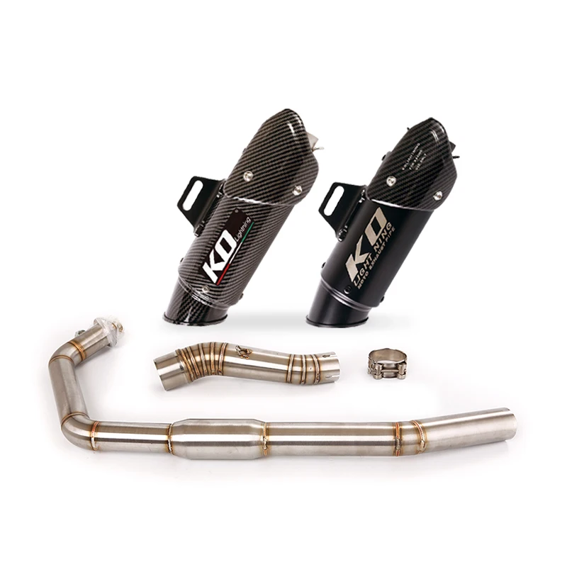 

Exhaust Pipe For Honda CBR300R CB300R CB300F Until 2017 Exhaust System Front Mid Link Tube Slip On Muffler Escape With DB Killer