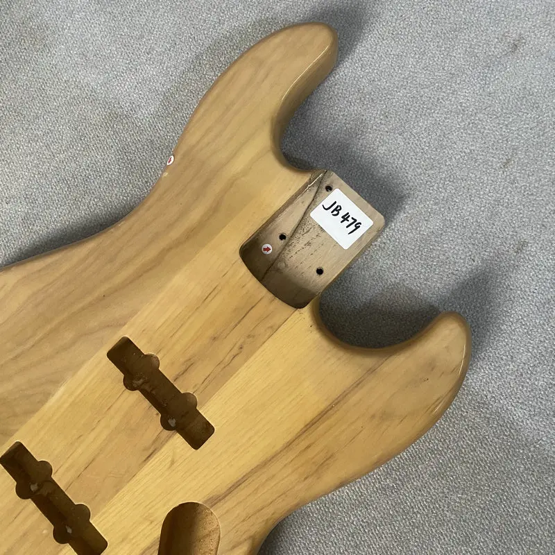 JB479 Soild ASH Wood 4 Or 5 String Electric Guitar Bass Body  JB Pickups Natural Color Right Hand DIY Parts Wood&Paints Damages