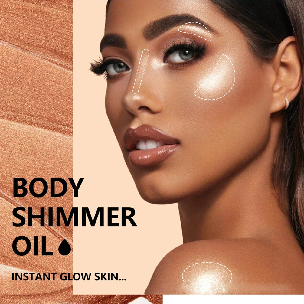 Luxury 5 Colors Black Tube Liquid Highlighter Set Vegan Face Makeup Palette Private Label Custom Logo Wholesale