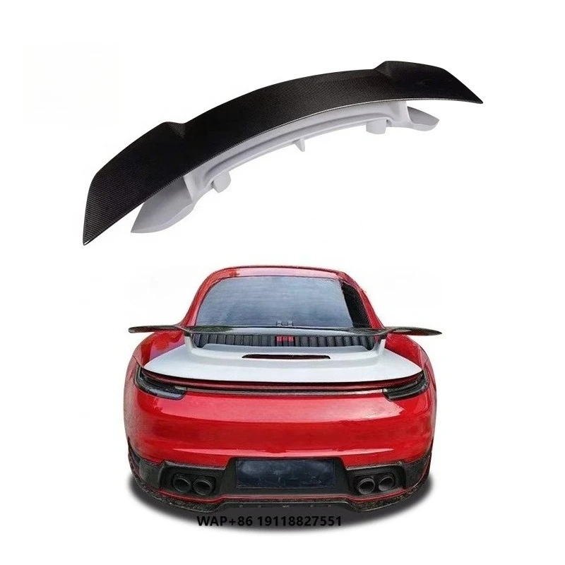 

For 911 991 Rear Wing Half Carbon Fiber Upgrade to SD Style Rear Spoiler Kit Vehicle Accessories