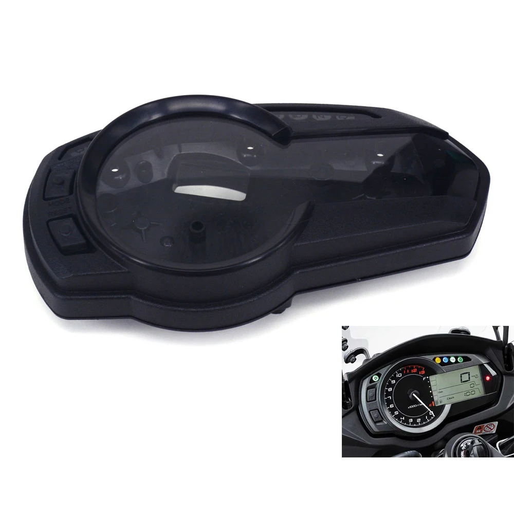 

For KAWASAKI NINJA1000 Z1000SX 2015-2019 ZX6R ZX-6R 636 2009-2018 Speedometer Tachometer Instrument Gauge Clock Case Cover