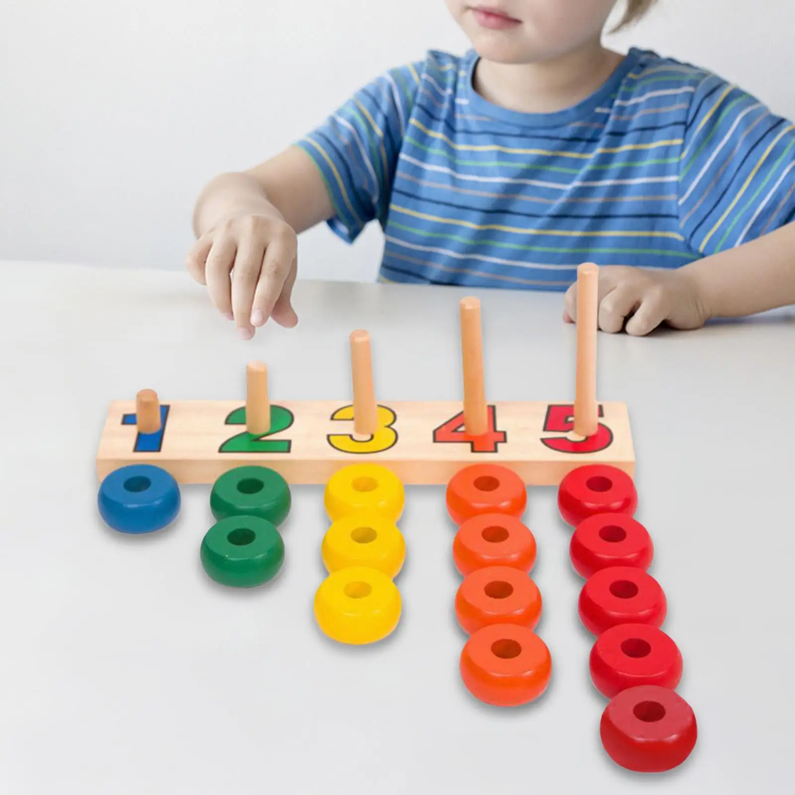 Math Counting Wooden Number Blocks Toy, Manipulativos de Matemática, Conta para Classificação, Subtração, Decomposição, Coleção Adição