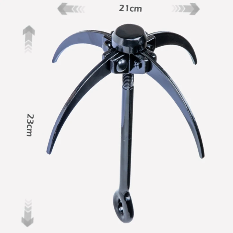 Foldable Survival Grappling Hook For Climbing Claw Multifunctional Alloy Steel Folding Rescue Tool Outdoor Climbing Tool