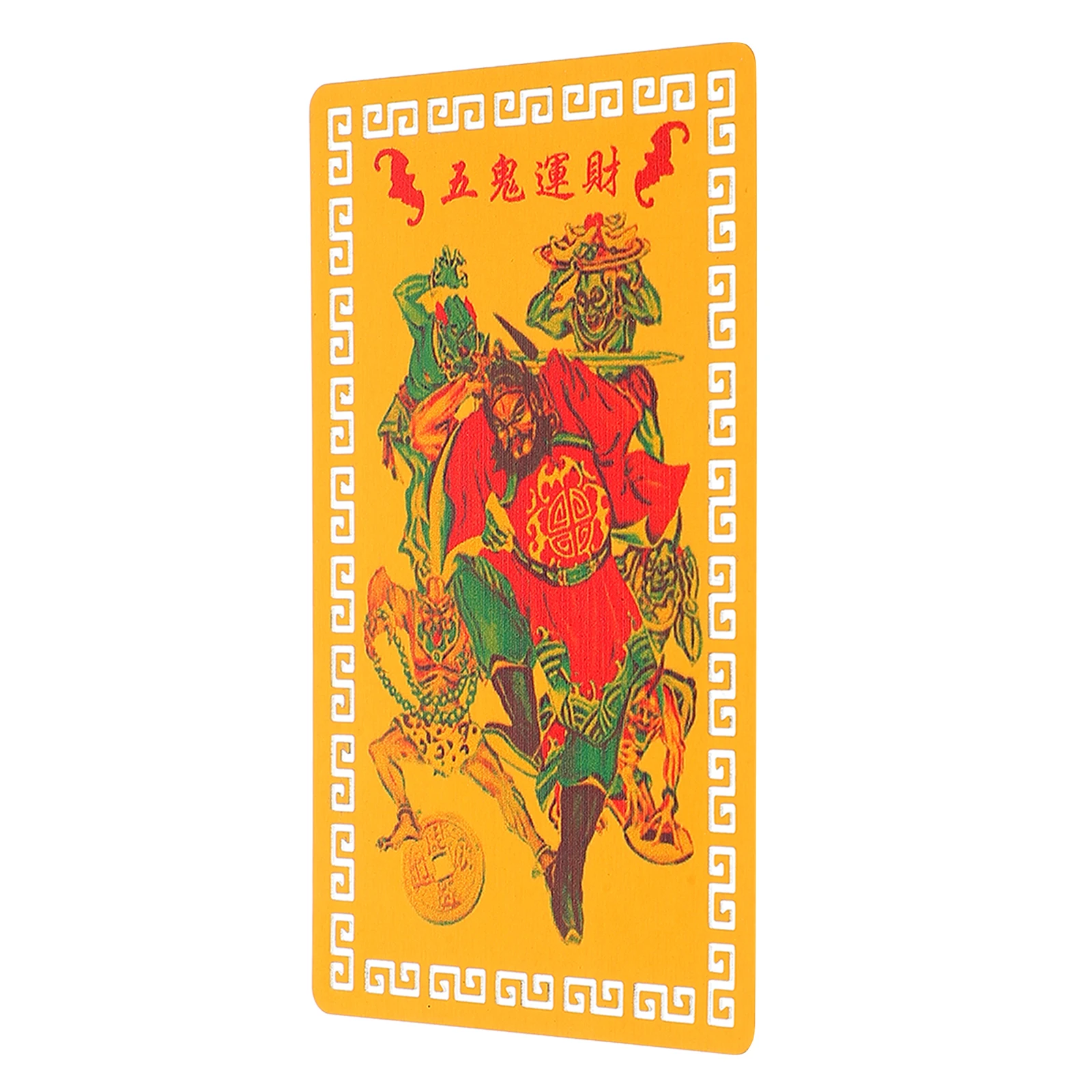 

Feng Shui Wealth Cards Aluminum magnesium Alloy Buddha Charms Good Luck Protection Tai Card Metal Luck Amulet Chinese Feng
