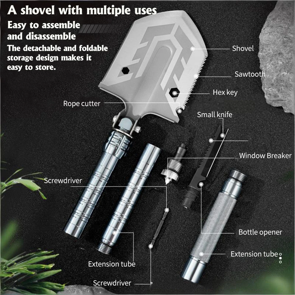 

Многофункциональная походная лопата для активного отдыха, многофункциональный инструмент для выживания, многофункциональная складная лопата, многофункциональный инструмент для установки в автомобиль