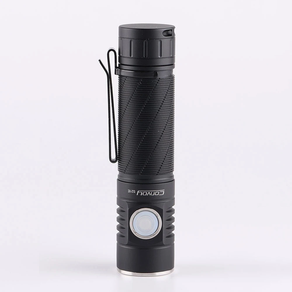 Convoy S21E 2400LM LED Flashlight 4 modes Powerful USB Rechargeable Torch Light  SST40 SFT40 519A Tactical Lantern Camping Lamp