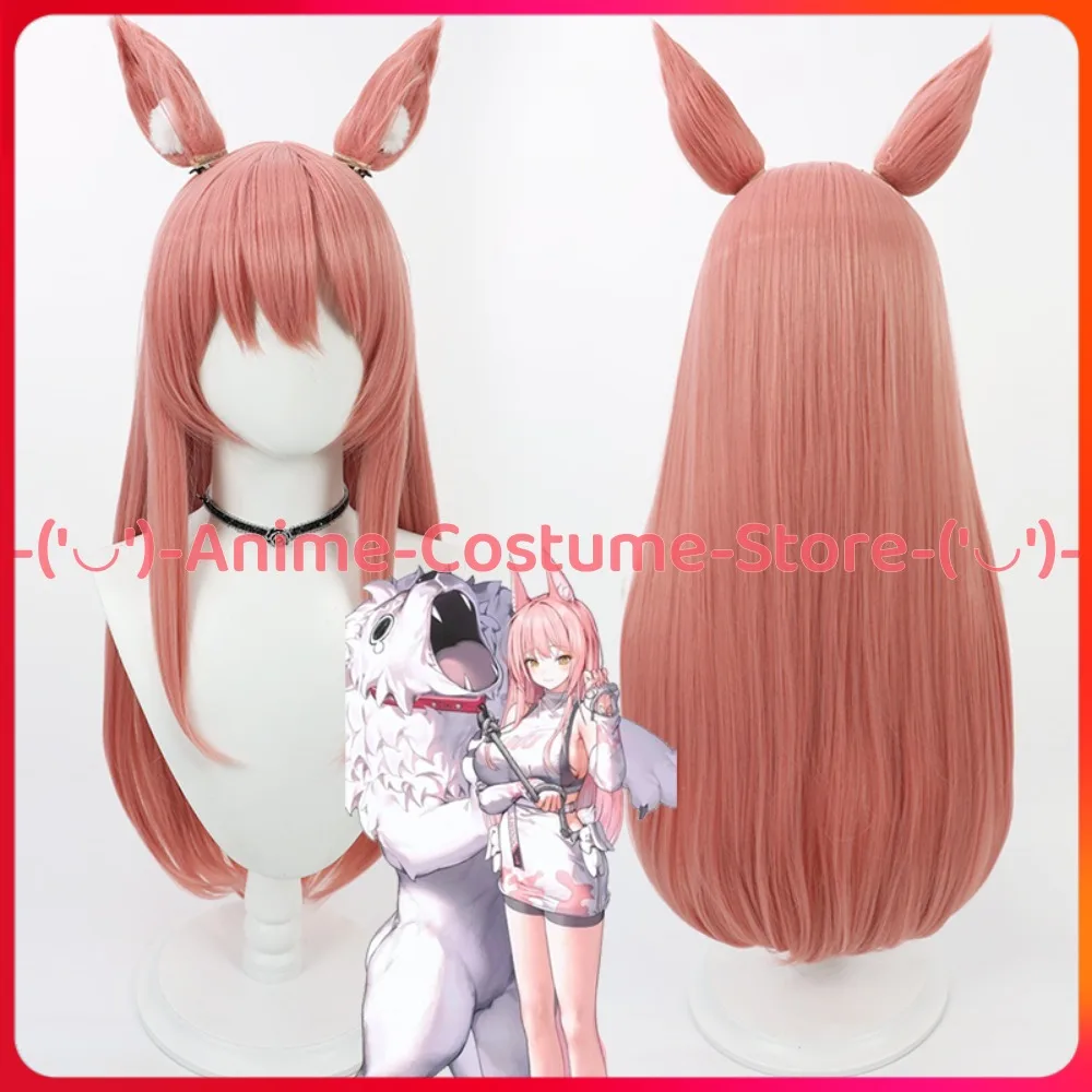 

Goddess of Victory: NIKKE Leon, парик для косплея с ушками, игровой персонаж, парики для Хэллоуина, карнавала, термостойкие синтетические волосы