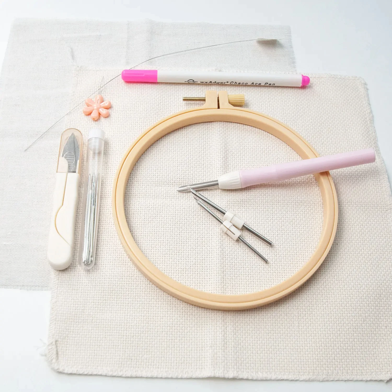 Zestaw do haftowania dziurkacz – Punch Needle Kit recenzja i cena