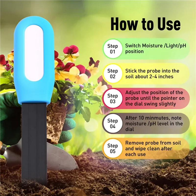 【Must-Haves】Smart 2-In-1 Bluetooth Soil Tester Temperature And Humidity Meter Soil Detector Automation Irrigation Detector