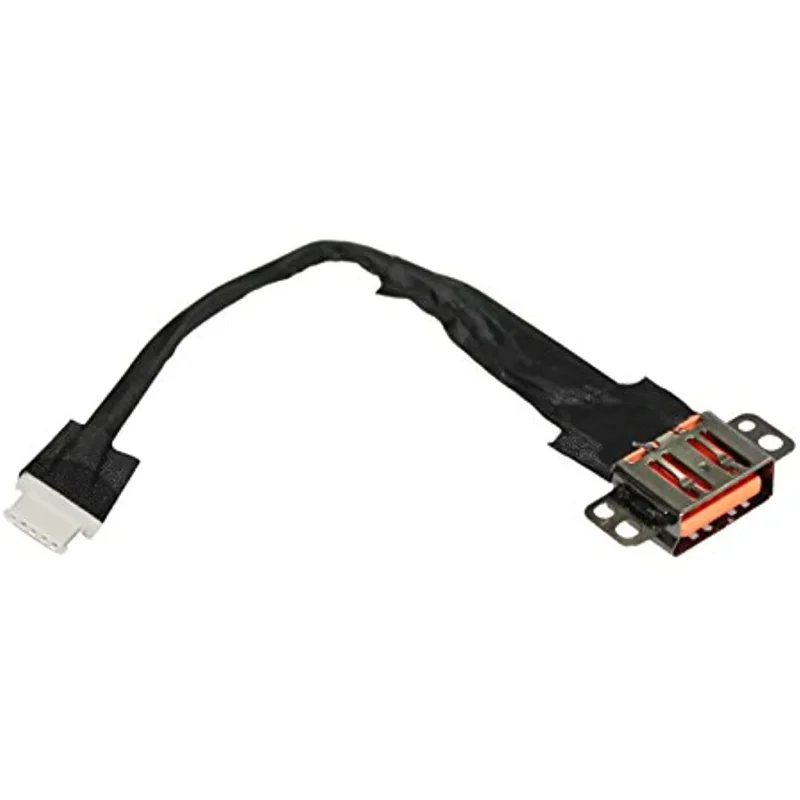 

AC DC Power Jack with Cable Socket Plug Charging Port Replacement for Lenovo Yoga 3 Pro-1370 DC30100LO00