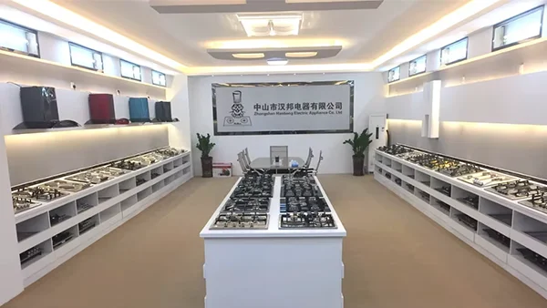 موقد غاز مدمج من الفولاذ المقاوم للصدأ باللون الأسود مكون من 5 شعلات لعام 2025 مع دعم من الحديد الزهر - أجهزة مطبخ تجارية للمنزل