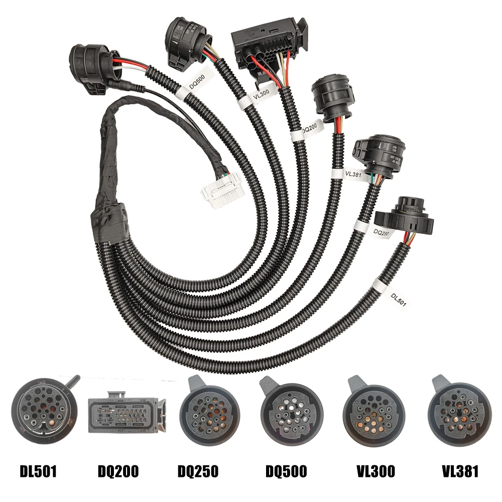 Update Version for VAG for VW Gearbox Adapter Cables Read and Write Work with ECU FLASH for DQ250 DQ200 VL381 VL300 DQ500 DL501