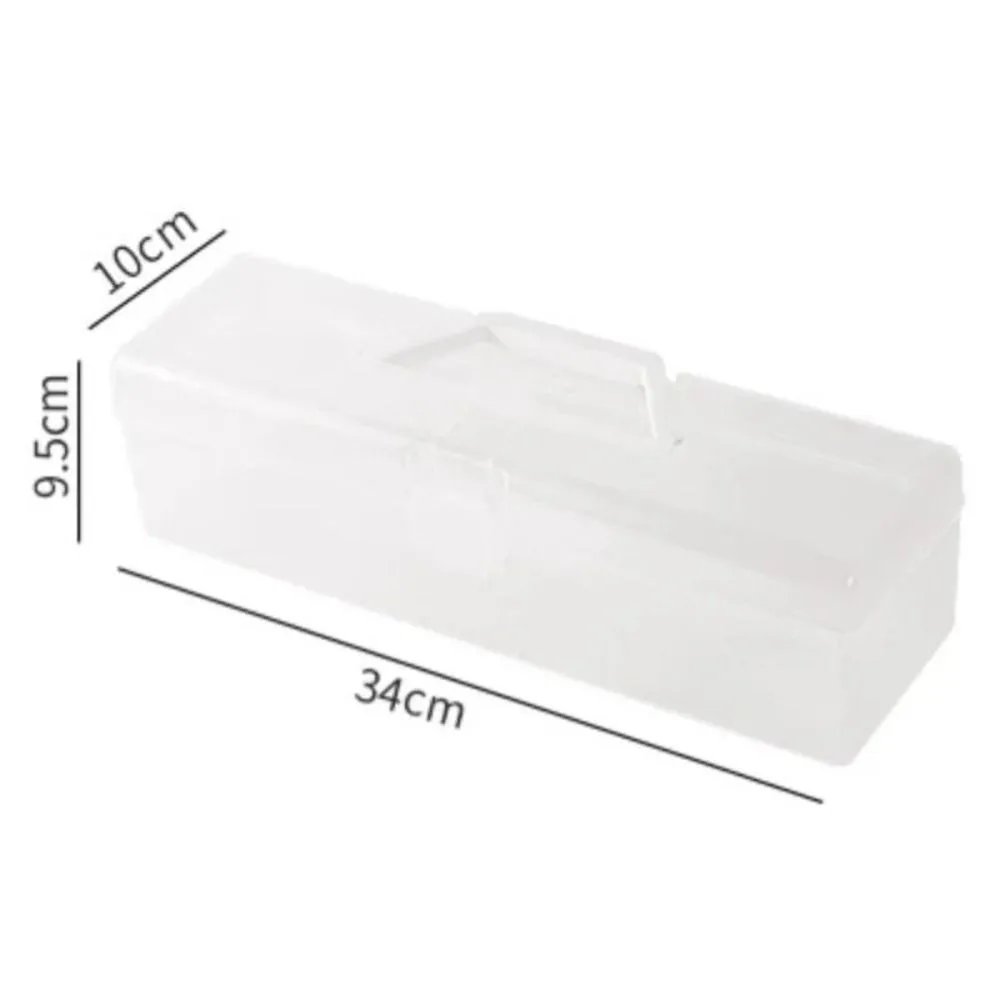 Plastic Game Cards Storage Box Large Capacity Transparent Football Stars Trading Card Storage Box Multi-Purpose Dustproof