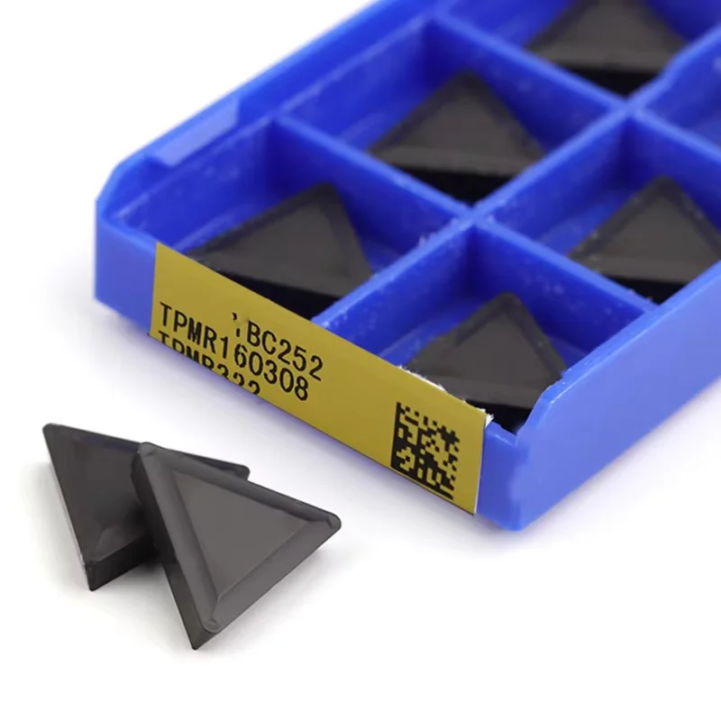 

10 шт. TPMR160304 TPMR160308 ZBM251 ZBC251 ZBC252 твердосплавная вставка токарный станок с ЧПУ лезвие фрезы TPMR токарный инструмент для резки металла