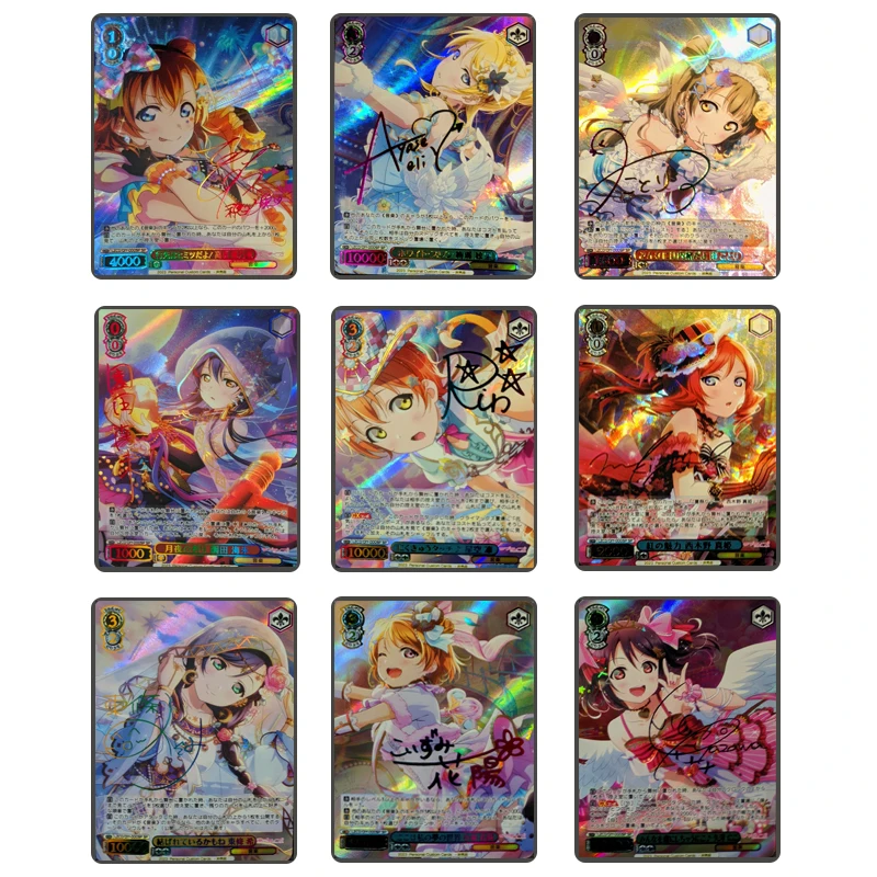 

GoddessStory Diy Homemade Card Anime Characters Honoka Kousaka Kotori Minami Nozomi Tojo Collection Card Christmas Birthday Gift