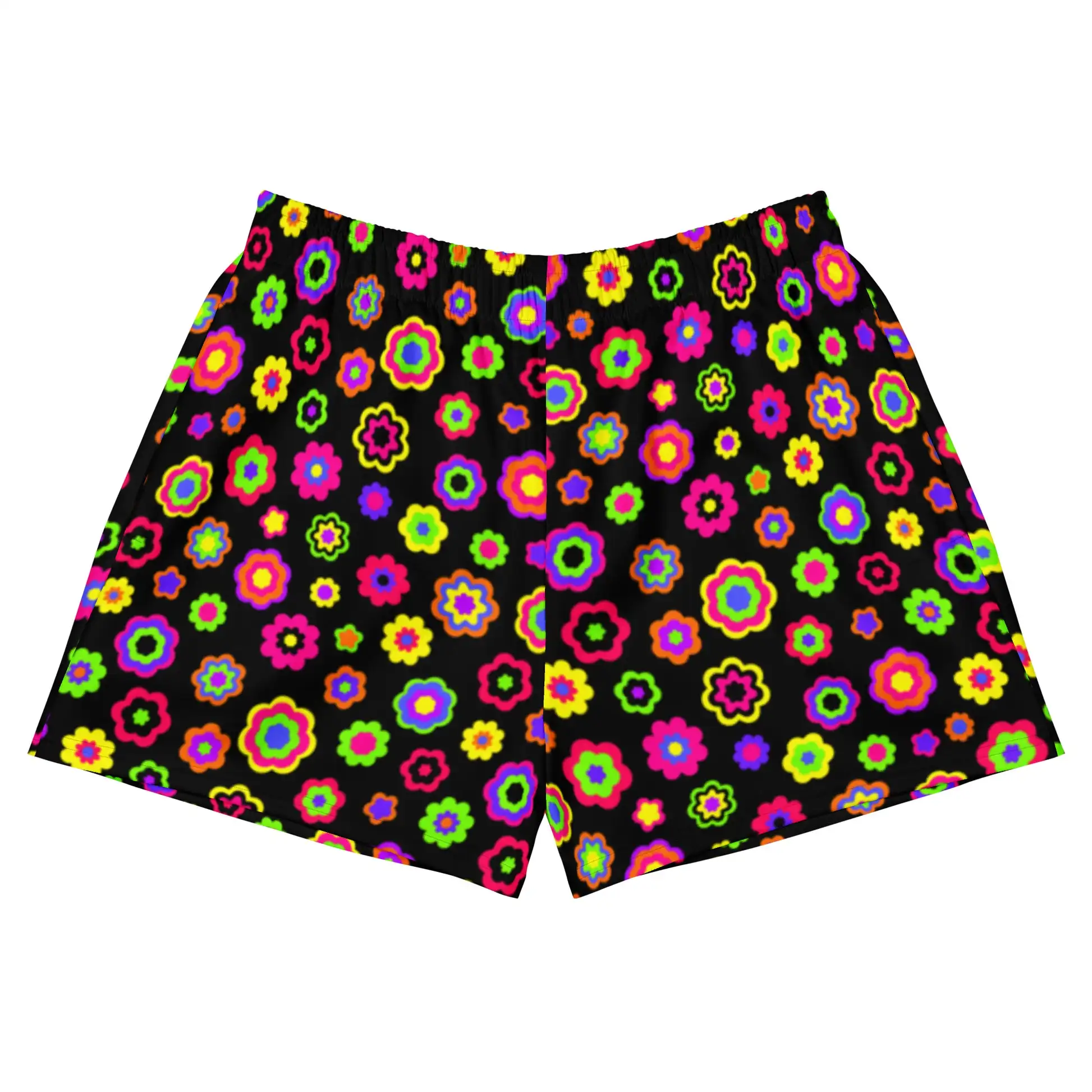 Macaron Little Flower Full Print Beach Pants Hawaiian Style Children's Adult Couple's Versatile Dopamine Beach Casual Shorts