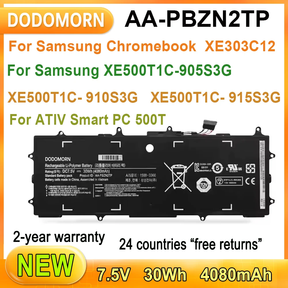 Laptop Battery AA-PBZN2TP For Samsung Chromebook XE500T1C-905S3G XE303C12-A01US  XE500T1C- 910S3G Series in Stock High Quality