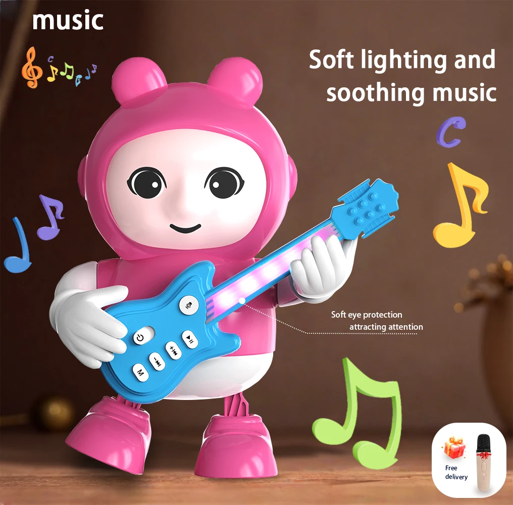 Electric Dancing Toys Cute Musical Cartoon Animal Educational  Interactive Toy Gift Dancing Speaker for Baby Children Adult