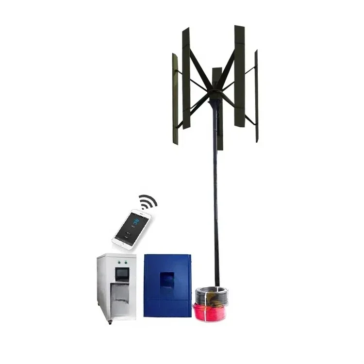 Vertical Axis Wind Turbine Kit Type H 10kw 5kw 3kw 2kw 1kw Freestanding 220V 2000w