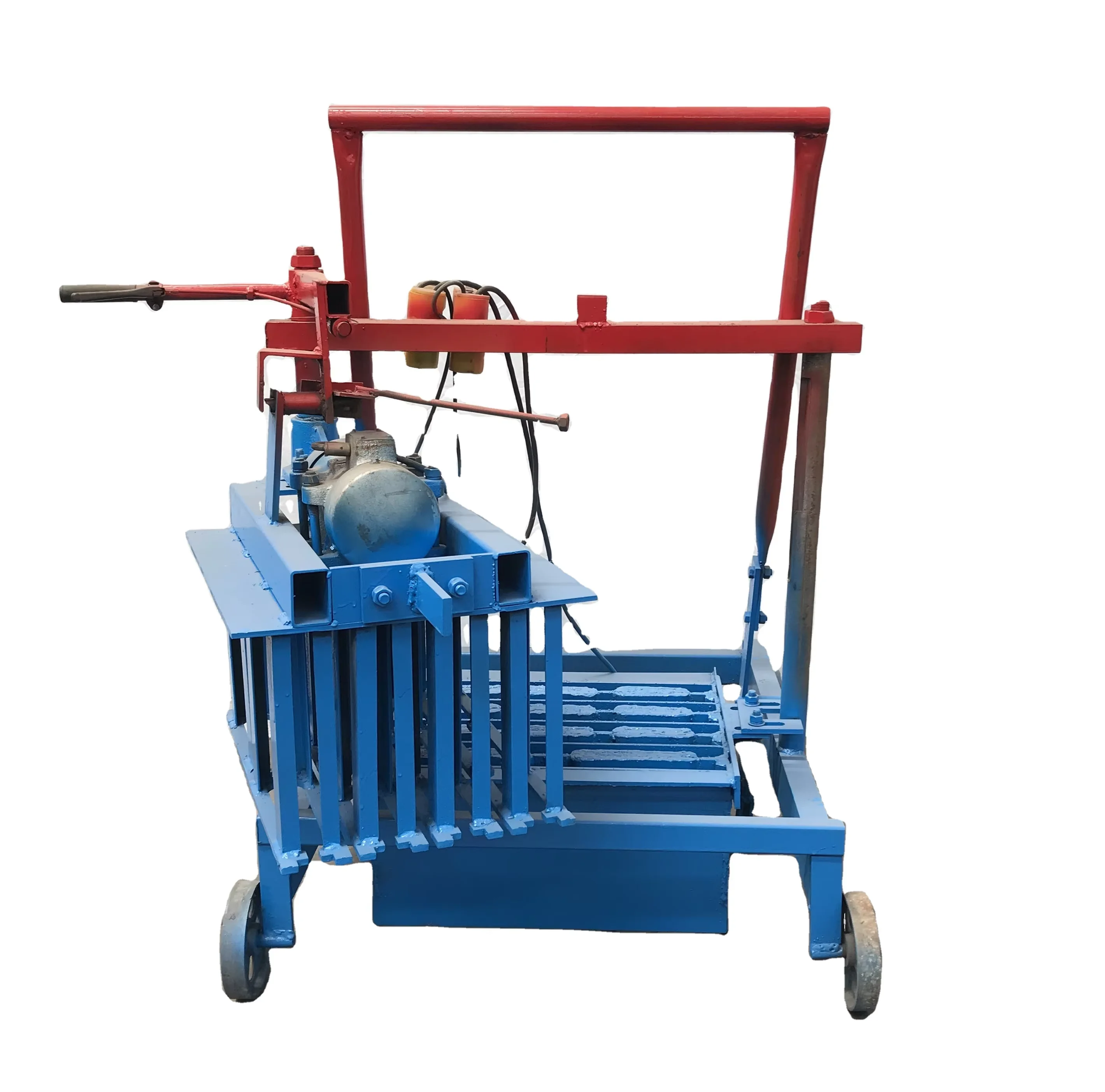 Mobile Hollow Brick Machine Manual Block Making Machine Building Material Machinery