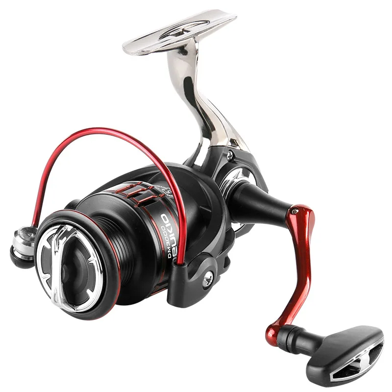 Imagem -02 - Metal Foot Fishing Reel Spinning Spool Outdoor Lure Jogando Água Doce e Água Salgada Max Drag 15kg Mais 1bb dm 20007000 Series