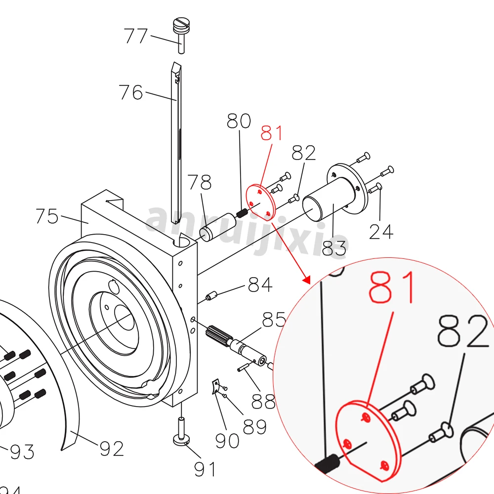 Cover Board for SIEG SX3&JET JMD-3&BusyBee CX611&Grizzly G0619 Mill Drill Machines spares