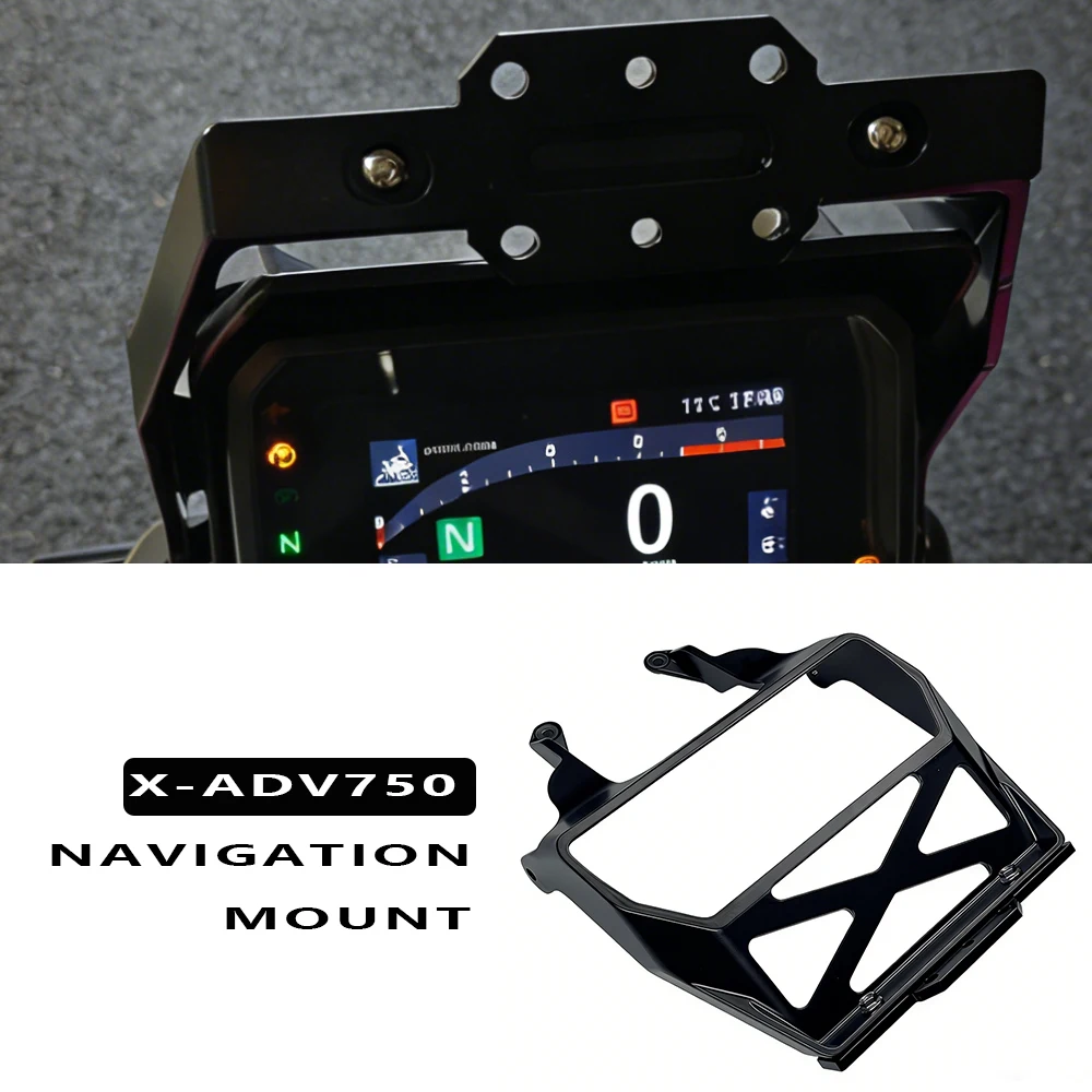 MTKRACING Parts are suitable For XADV750 Navigation Bracket 2021 2022 2023 2024 2025 2026 CNC Motorcycle Accessories