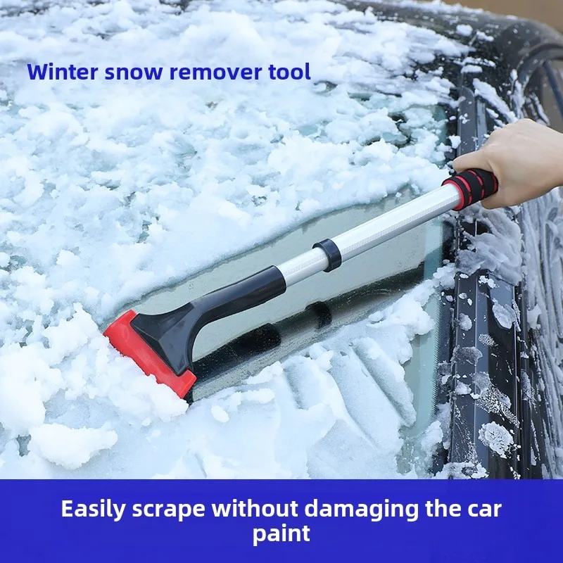 TOFAR Extendable Winter Snow Shovel Ice Scraper for Car Windshield Cleaning Tool Defrosting Snow Removal Oxford Blade Squeegee