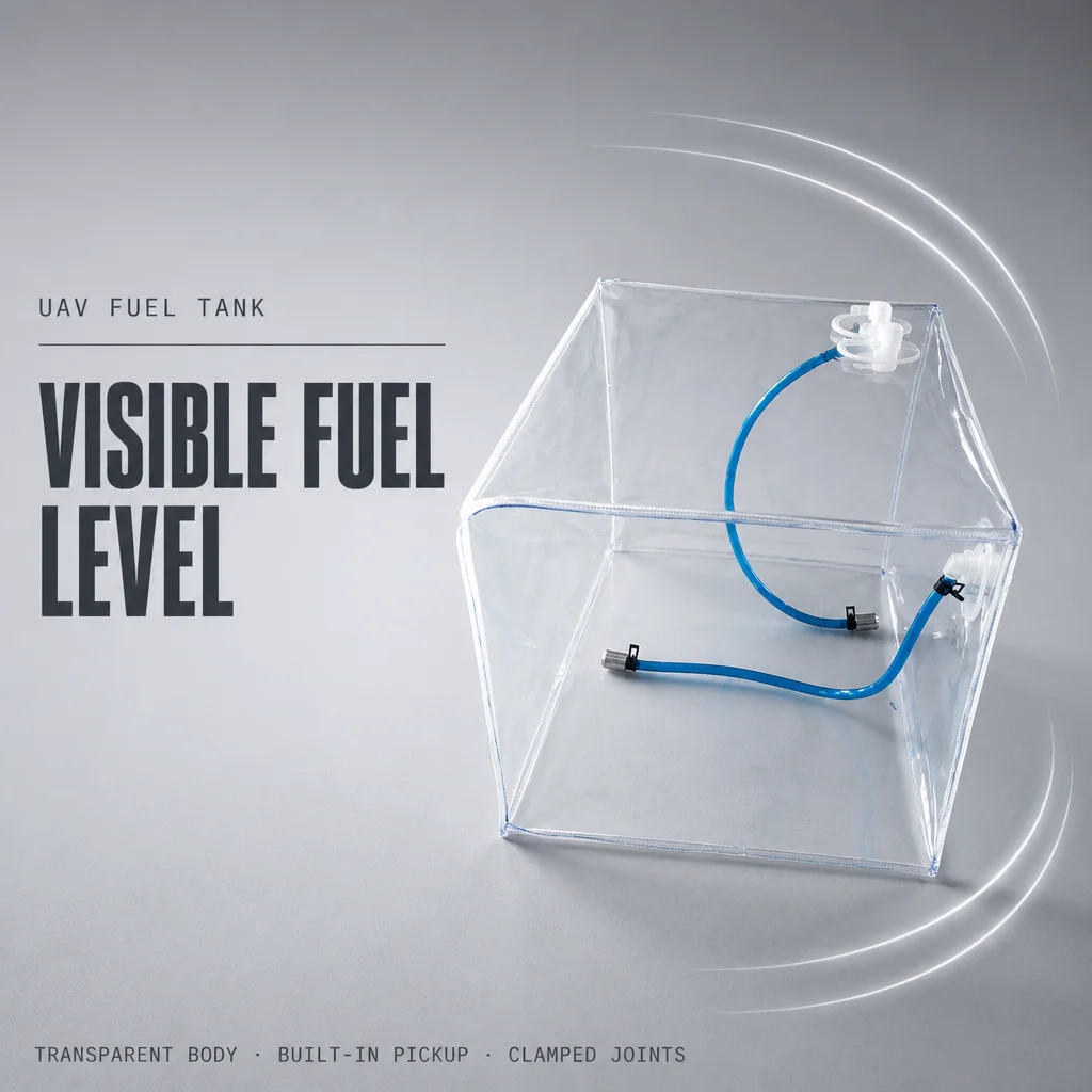 Foldable Transparent TPU ua v Fuel Tank Leakproof Soft Fuel Storage Bag Integrated Pressure Vessel Liquid Customizable Size
