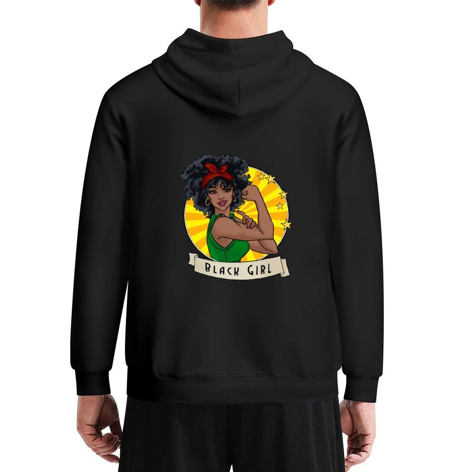 

Black Girl Hoodie aesthetic clothing fashion men anime clothing anime clothes tracksuit