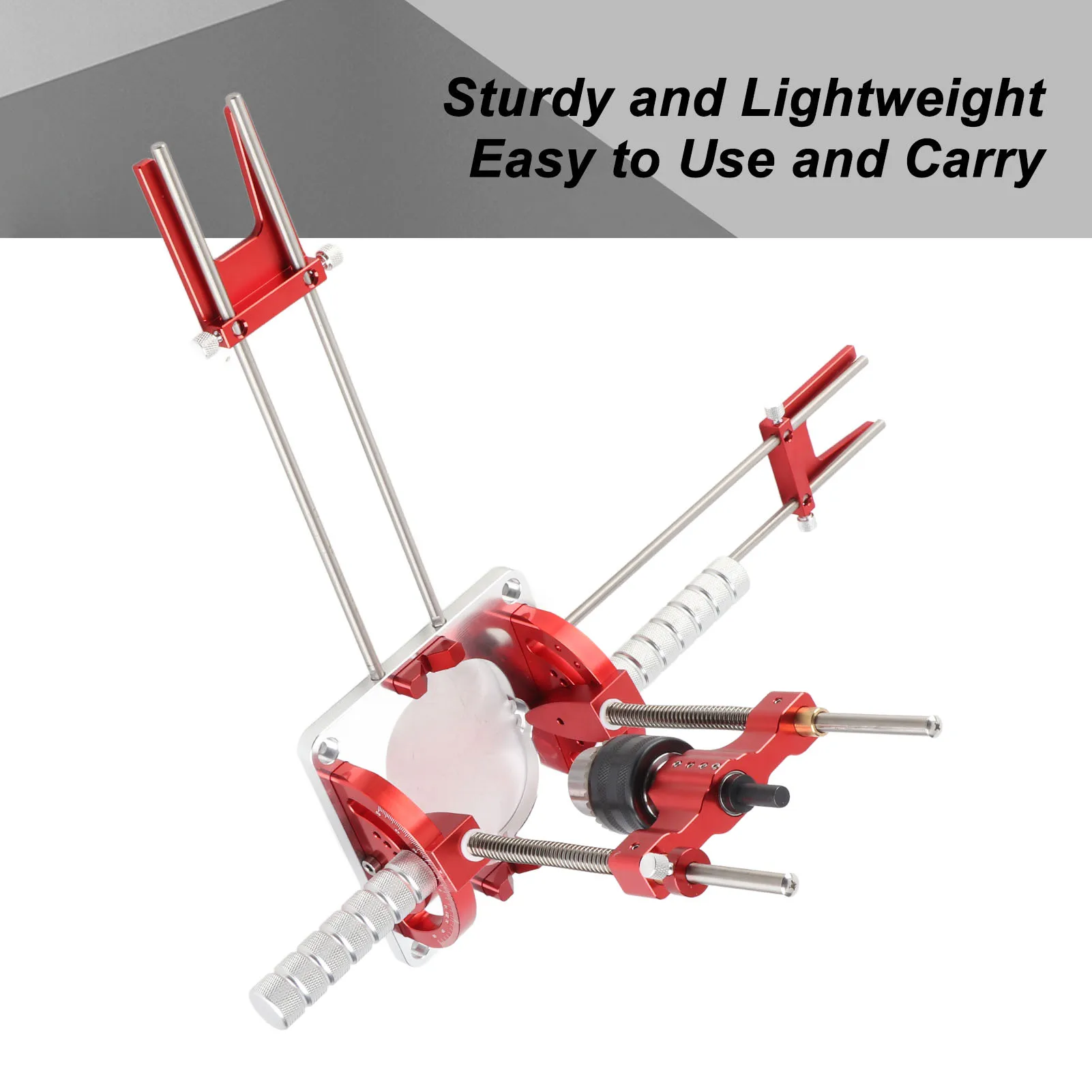 

Локатор сверла из алюминиевого сплава, регулируемый позиционер сверления, приспособление для деревообработки, приспособление для сверления, локатор сверления