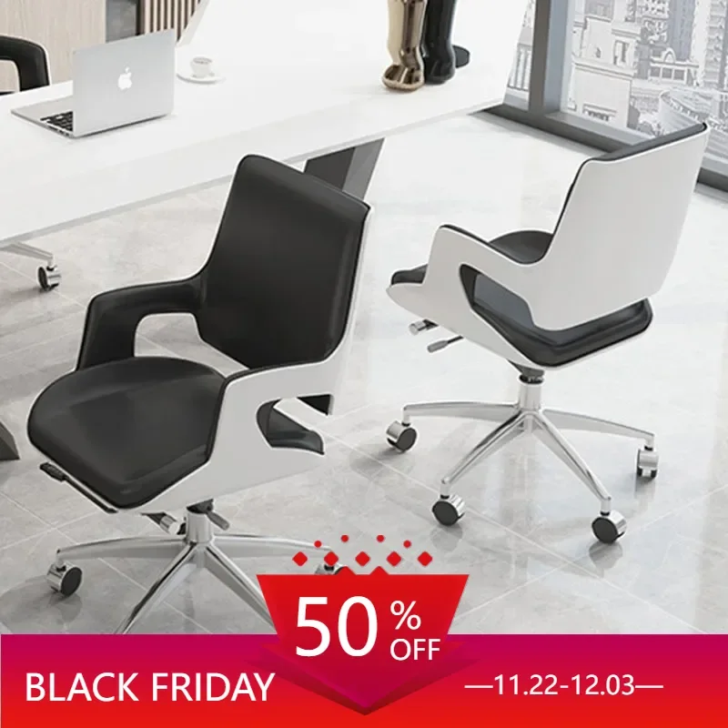 

Work Computer Office Chair Living Room Designer Armchair Ergonomic Leather Rolling Chair Swivel Silla De Escritorio Furniture
